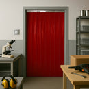 Solid Red Coloured PVC Strip Curtains (Hook-on)