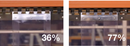 Dark Slate Gray Transparent Yellow Coloured Strip Curtains (Hook-on)
