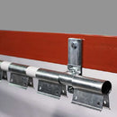 Light Slate Gray Swivel Hinge Rails: 400mm / 60% Overlap
