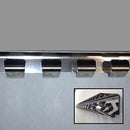 Dark Gray Galvanised Steel Hook On Curtain Rails