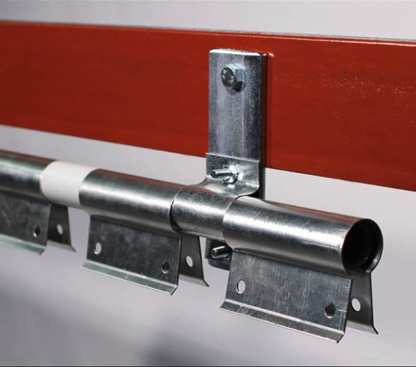 Sienna Loading Bay Strip Curtains (Swivel Hinge) - Rail Bracket ( R3 Behind Fit )
