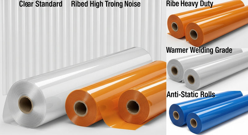 PVC Strip Curtain Rail Types UK | Hook-On, Swivel & More