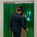 Certified Welding Grade PVC Strip Curtains Dark Green (Hook-on)