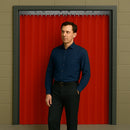Heavy-Duty Red PVC QuickMount Curtains – Fast Installation, Long-Lasting & Multi-Purpose Use