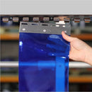 Transparent Blue PVC Strip Curtains – Hook-On, Durable & Easy-to-Install for Industrial & Commercial Use