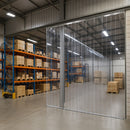 Partition / Divider Heavy Duty Clear PVC Strip Curtains (Hook on)