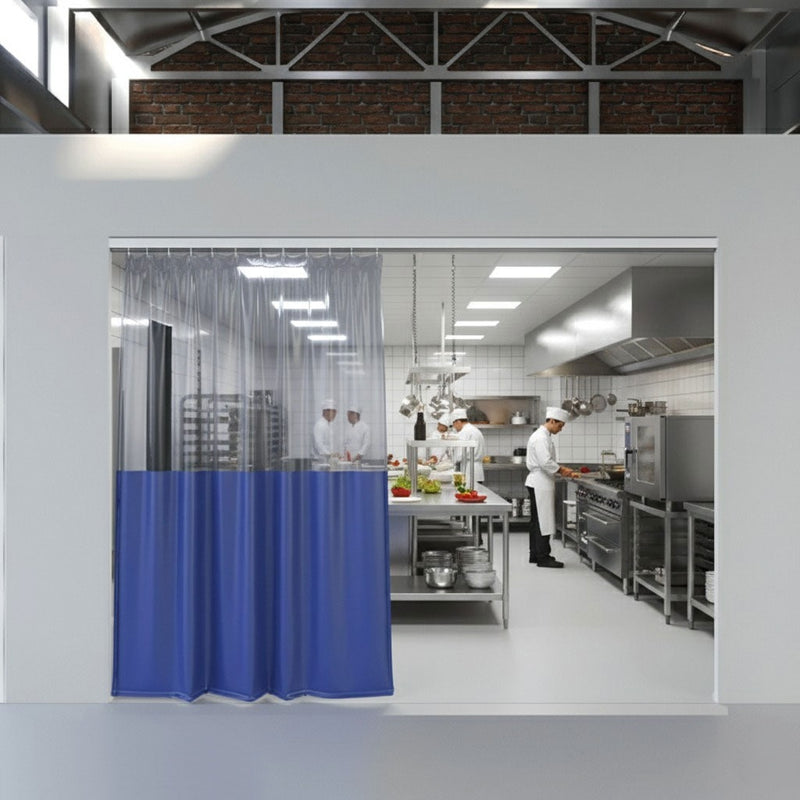 PVC Room Divider – Flexible Folding Partition, Custom Sizes
