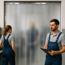 Frosted Effect / Privacy PVC Strip Curtains (Hook-on)