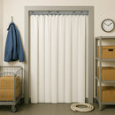 Solid White Coloured PVC Strip Curtains (QuickMount)