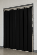 Opaque Black PVC Strip Curtain – Heavy-Duty Industrial Privacy & Blackout Screen (Custom Cut, UK-Made)