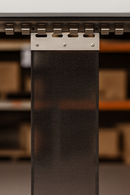 Hook-On Fly Mesh Curtain Replacement Strips Black Insect Mesh with Stainless Steel Plate - Antimicrobial & UV Resistant Ideal for Bug-Free Areas