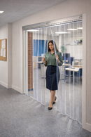 School Freeflow PVC Strip Curtains – QuickMount System for Easy Installation & Long-Lasting Durability