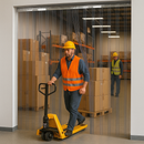 Standard Clear PVC Strip Curtains (Hook-on)