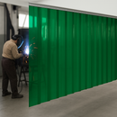 Certified Welding Grade PVC Strip Curtains Dark Green (Hook-on)