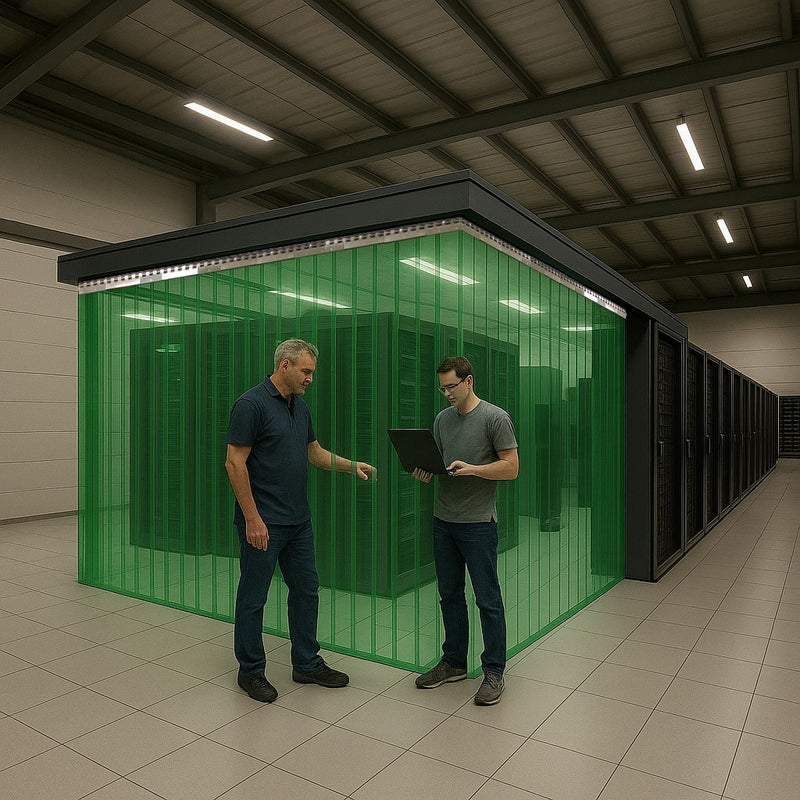 Anti-Static Data Centre PVC Strip Curtains (Hook On)