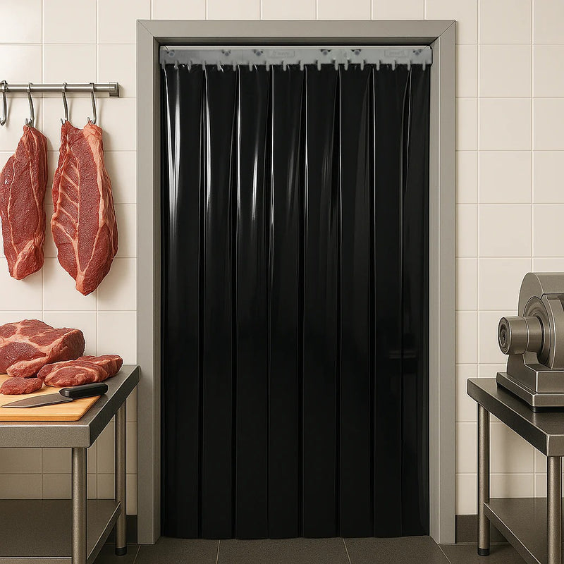 QuickMount Solid Black Curtains – Easy Install & Durable