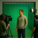 Transparent Green Coloured PVC Strip Curtains (QuickMount)