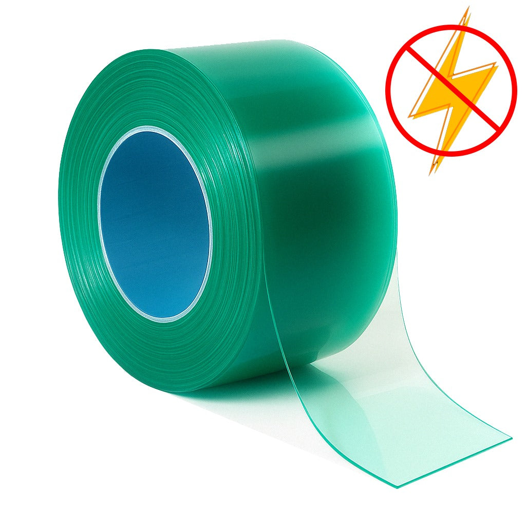 Anti-Static PVC Strip Curtain Roll 50m | ESD Safe UK