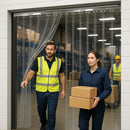 Heavy Duty Clear PVC Department Entrance Strip Curtains (Hook on)