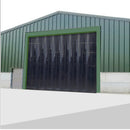 Dark Slate Gray Agricultural Strip Curtains (Swivel Hinge) Standard Clear - Rail Bracket ( R2 Underside Fit )
