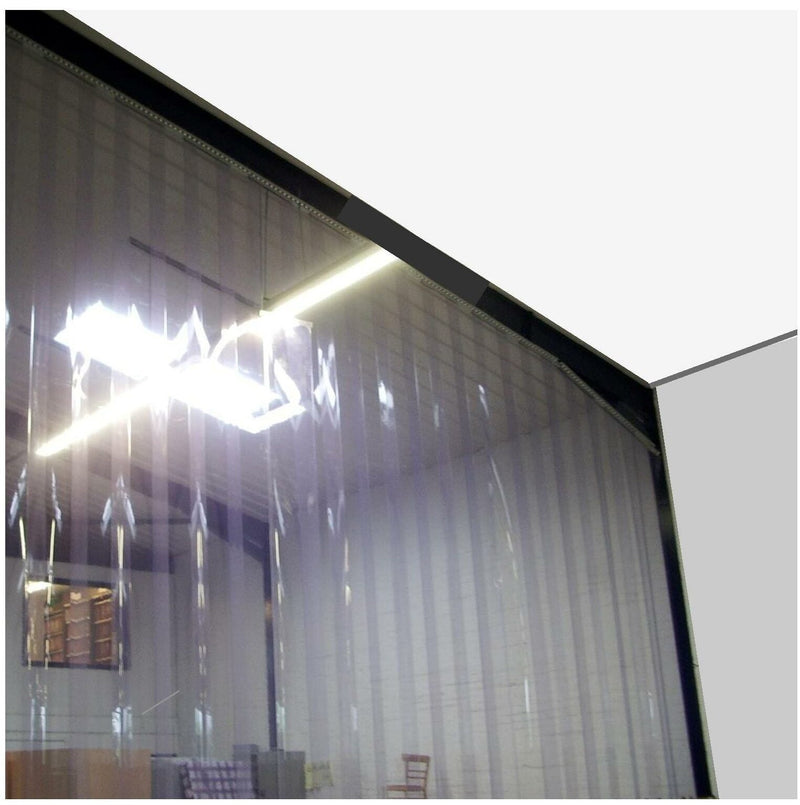 Light Slate Gray Partition PVC Strip Curtains (Hook on)