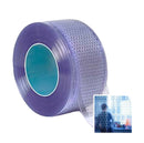 Light Gray Perforated PVC Rolls (50m)